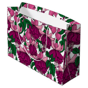 Grand Sac Cadeau Fuchsia