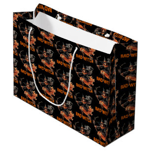 Grand Sac Cadeau Funny rétro éffrayant Halloween basique mauvaise s