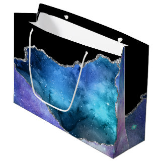 Grand Sac Cadeau Galaxy Agate Série Design 17 