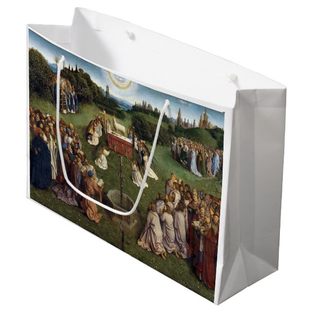 Grand Sac Cadeau Gand Altarpiece (détail), Van Eyck Brothers (Devant Angle)