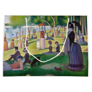 Grand Sac Cadeau Georges Seurat - Un dimanche sur La Grande Jatte