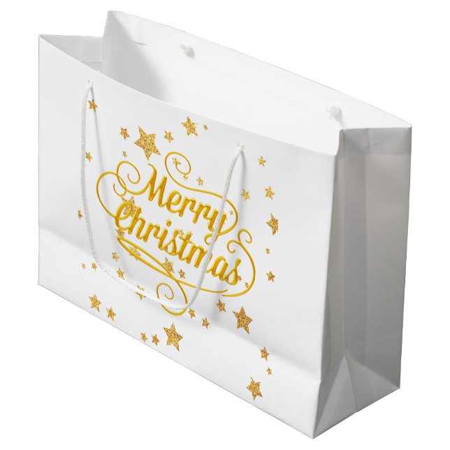 Grand Sac Cadeau Gift Bag (Devant Angle)