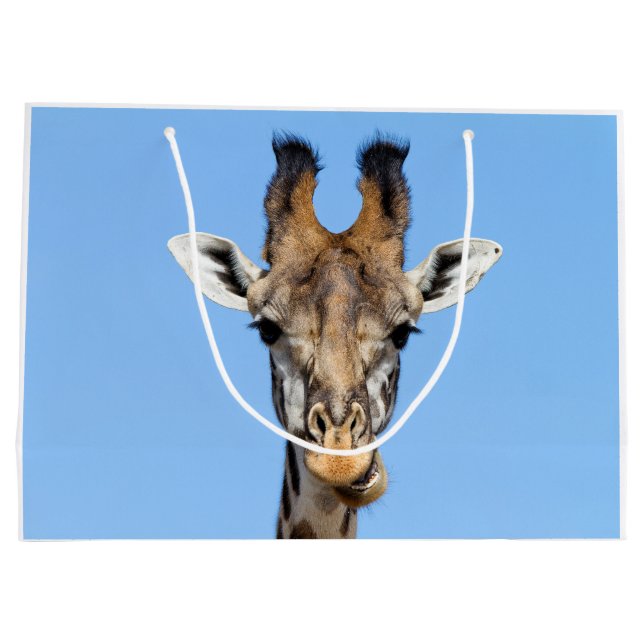 Grand Sac Cadeau Giraffe (Dos)