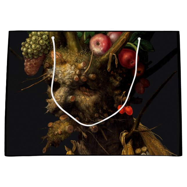 Grand Sac Cadeau Giuseppe Arcimboldo - Quatre saisons en une tête (Devant)