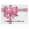 Glam grand satin rose cadeau arc diamant coeur par