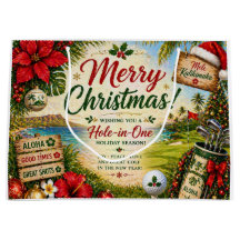 Golf Christmas with Santa Claus in Hawaii