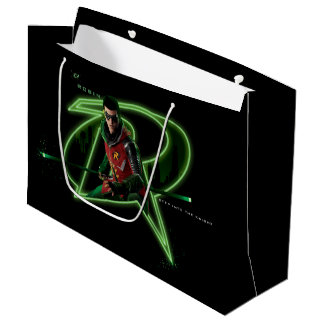 Grand Sac Cadeau Gotham Knights Robin en logo