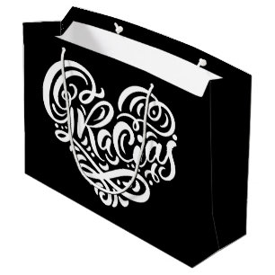 Grand Sac Cadeau Gracias MERCI