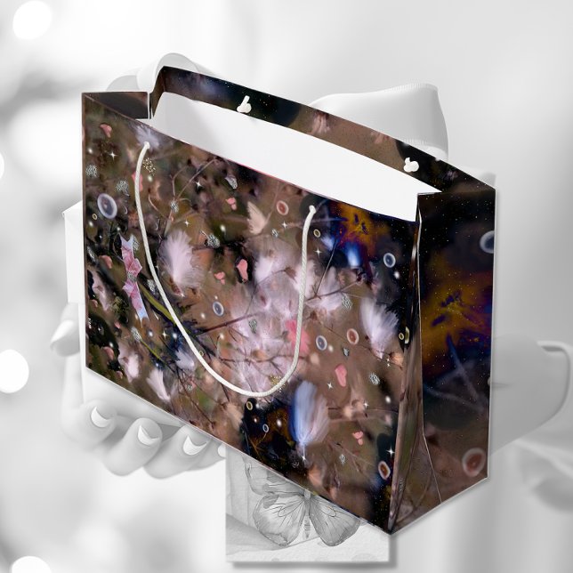 Grand Sac Cadeau Graines de fée et bulles (Créateur téléchargé)