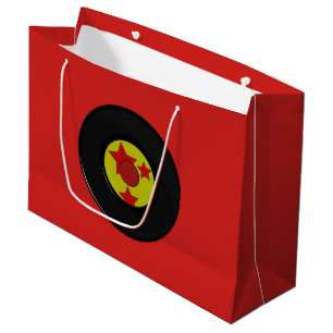 Grand Sac Cadeau Grand, disque de vinyle