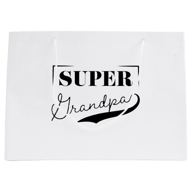 Grand Sac Cadeau Grand-père (Devant)
