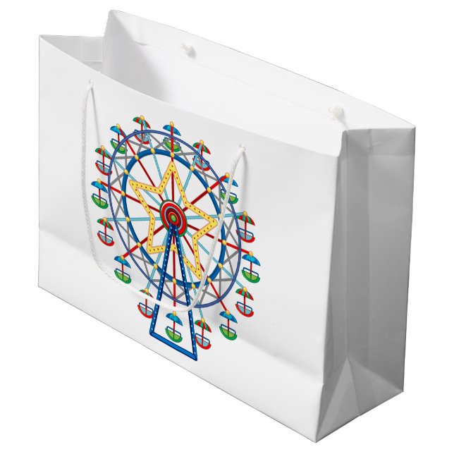 Grand Sac Cadeau Grande roue  (Devant Angle)