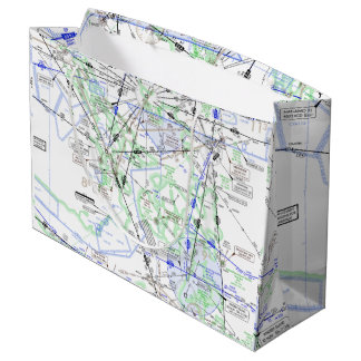 Grand Sac Cadeau Graphique aéronautique