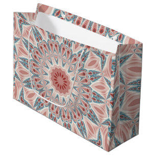 Grand Sac Cadeau Grattez moderne Kaleidoscope Mandala art fractal