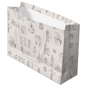 Grand Sac Cadeau Grèce antique Classique Histoire grecque Motif