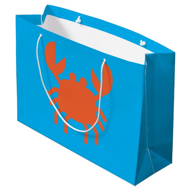 Grand Sac Cadeau Griffe Côtière (Dos Angle)