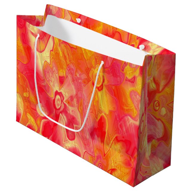 Grand Sac Cadeau Grungy-Painted-Florals-11- (Devant Angle)