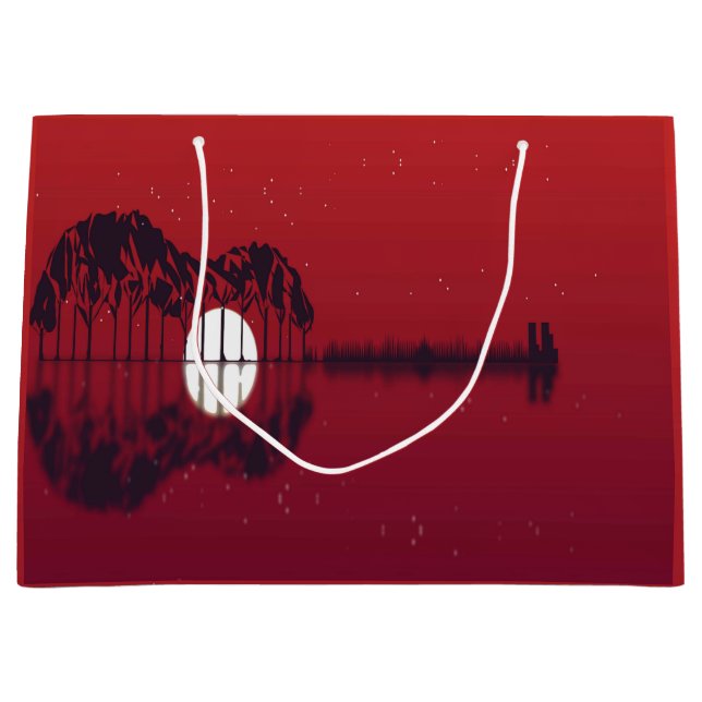 Grand Sac Cadeau Guitare Cove (Devant)