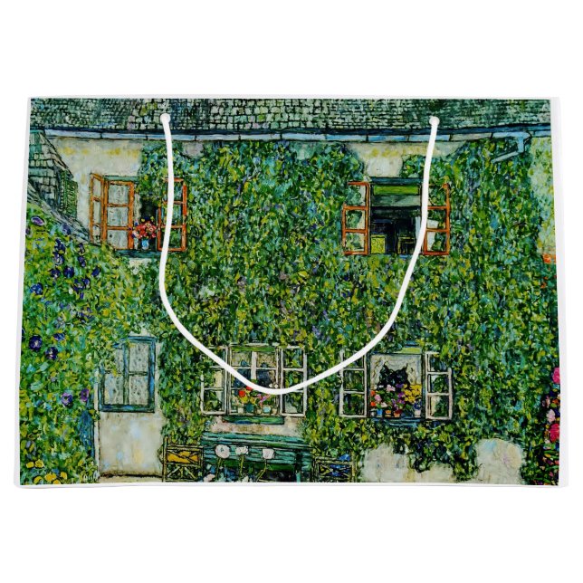 Grand Sac Cadeau Gustav Klimt - La Maison de Guardaboschi (Devant)