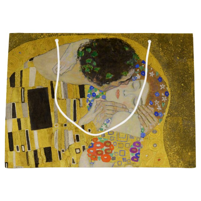 Grand Sac Cadeau Gustav Klimt - Le baiser (Devant)