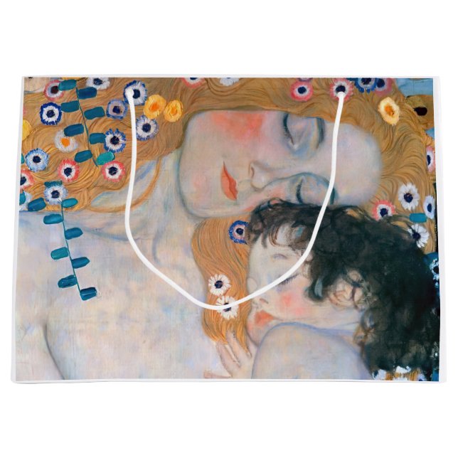Grand Sac Cadeau Gustav Klimt - Mère et Enfant (Devant)