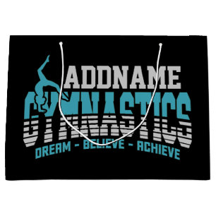 Grand Sac Cadeau Gymnaste AJOUTER LE NOM Gymnastique Équipe Backben