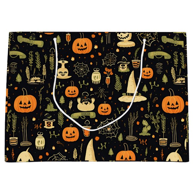 Grand Sac Cadeau Halloween (Devant)