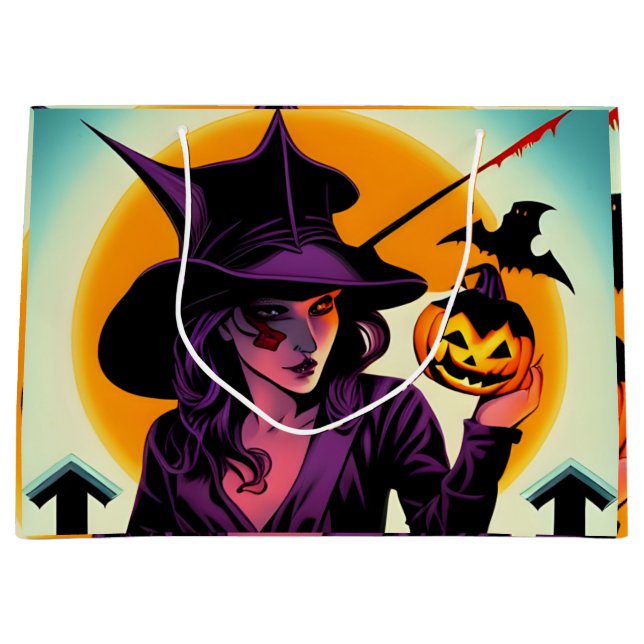 Grand Sac Cadeau Halloween (Devant)