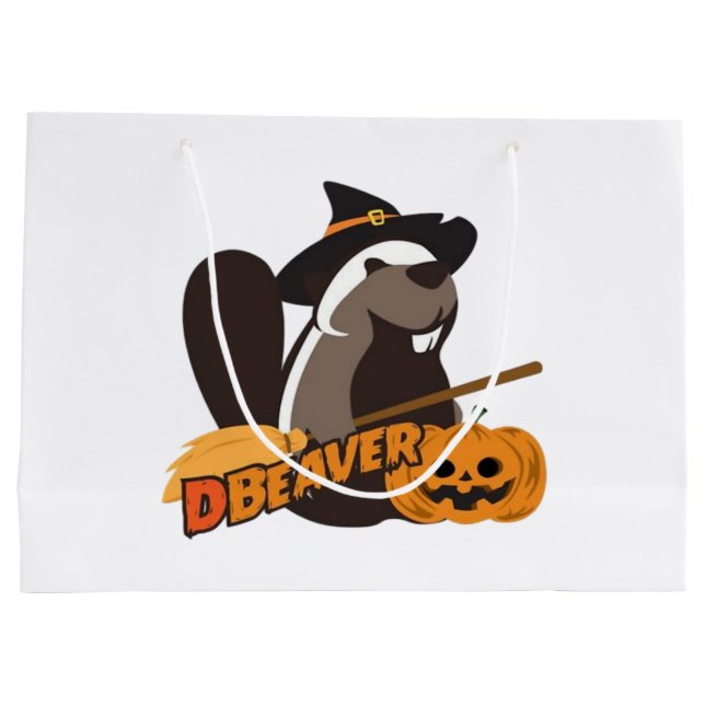 Grand Sac Cadeau Halloween  (Dos)