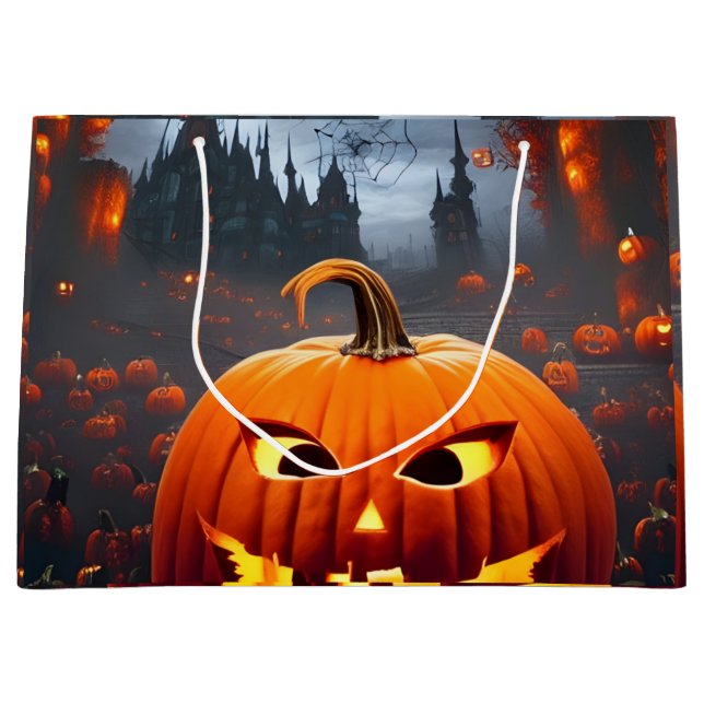 Grand Sac Cadeau Halloween (Devant)