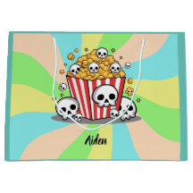 Halloween motif fantaisie nom enfant Lollies