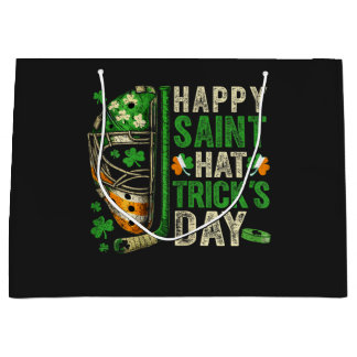 Grand Sac Cadeau Happy Saint Hat Trick Ice Hockey Player