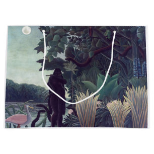 Grand Sac Cadeau Henri Rousseau - La Charmeuse de serpents