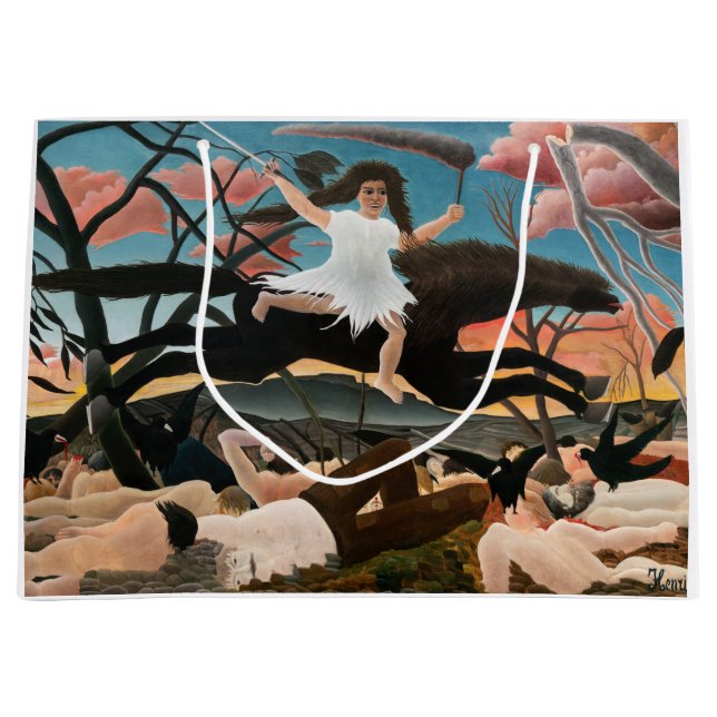 Grand Sac Cadeau Henri Rousseau - La guerre (Devant)