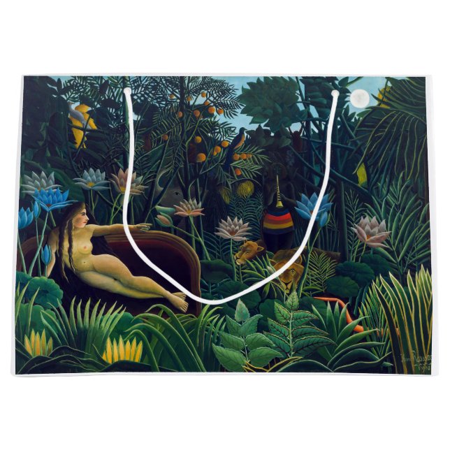 Grand Sac Cadeau Henri Rousseau - Le Rêve / Le Reve (Devant)