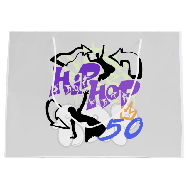Grand Sac Cadeau Hip hop 50,w (Devant)