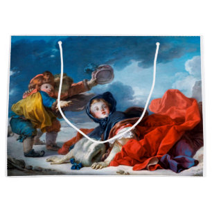 Grand Sac Cadeau Hiver, Fragonard