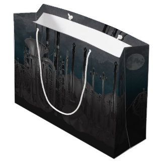 Grand Sac Cadeau Horizon de nuit d'instrument d'orchestre