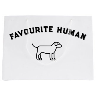 Grand Sac Cadeau Humain préféré