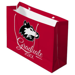 Grand Sac Cadeau Huskies du nord de l'Illinois Diplôme
