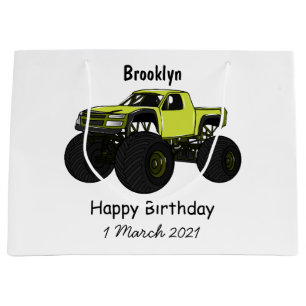 Grand Sac Cadeau Illustration de camion monstre