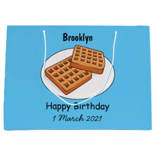 Grand Sac Cadeau Illustration de gaufre