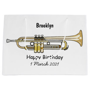 Grand Sac Cadeau Illustration de trompette