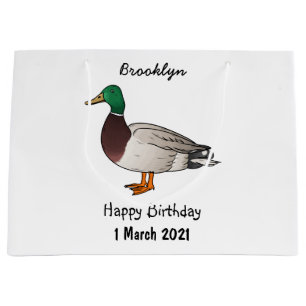 Grand Sac Cadeau Illustration du canard de Majard
