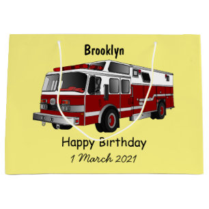 Grand Sac Cadeau Illustration du moteur à incendie