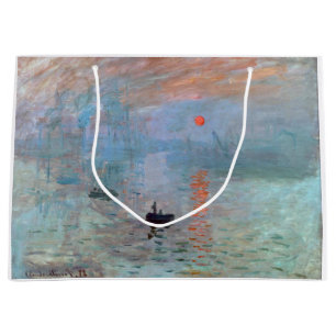 Grand Sac Cadeau Impression, Sunrise, Claude Monet, 1872