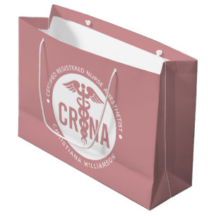 Grand Sac Cadeau Infirmière anesthésiste certifiée CRNA personnalis