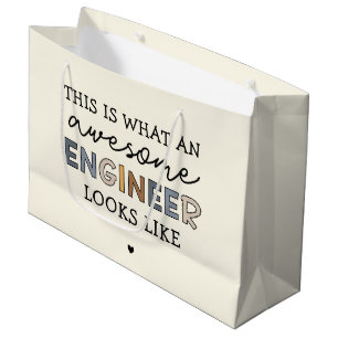 Grand Sac Cadeau Ingénieur Drôle génial ingénieur Ingénierie
