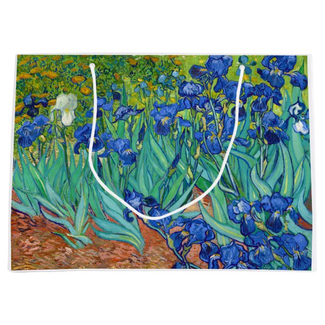 Grand Sac Cadeau Irises, Vincent van Gogh (Devant)