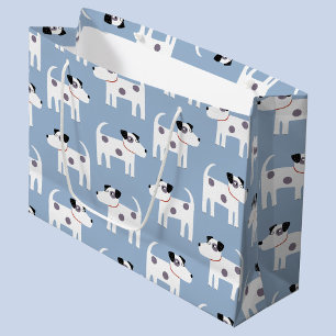 Grand Sac Cadeau Jack Russell Parson Terrier Chien Motif